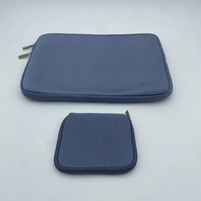 Juego de funda y bolsa de accesorios de neopreno para computadora portátil Mosiso azul claro Foto 1 de 4