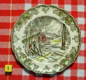 Platos de pan y mantequilla Johnson Bros, arces de azúcar, sello trasero hecho en Inglaterra - Imagen 1 de 9