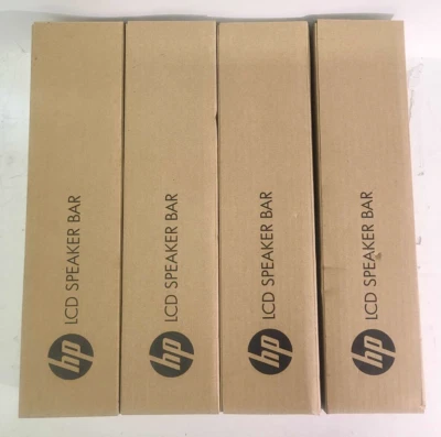Lot of 4 HP LCD Speaker Bars NQ576AT - Image 1 of 4