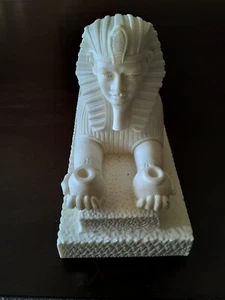GIANNELLI Classic Sculpture SPHYNX Signed Italy EGYPTIAN Lion 1995 - Picture 1 of 3