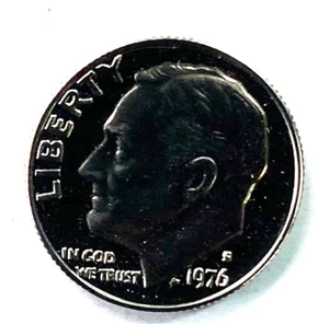 Moneda de diez centavos Roosevelt 1976 S 10c prueba San Francisco - Imagen 1 de 2
