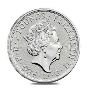 2023 Gran Bretagna 1 oz argento Britannia tipo 1 - Foto 1 di 2