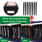 For Maserati Levante 2016-19 Real Carbon Fiber Front Center Grille Grid Trim8PCS