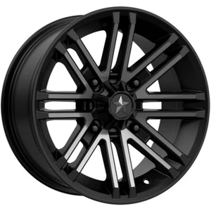 14x7 +10 MSA Offroad M40 Rogue 4x110 Black W/ Titanium Tint Wheels (Set of 4) - Picture 1 of 3