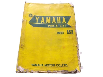 Genuine Yamaha AS3 1971 Parts Catalogue List Book - Image 1 of 2