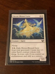 Magic Gathering Innistrad Crimson Vow Heron-Blessed Geist - Picture 1 of 2