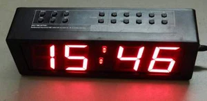 Alarm Clock with 12 Daily Programmable Alarms , display in 2.3" High LED Digits - Picture 1 of 4