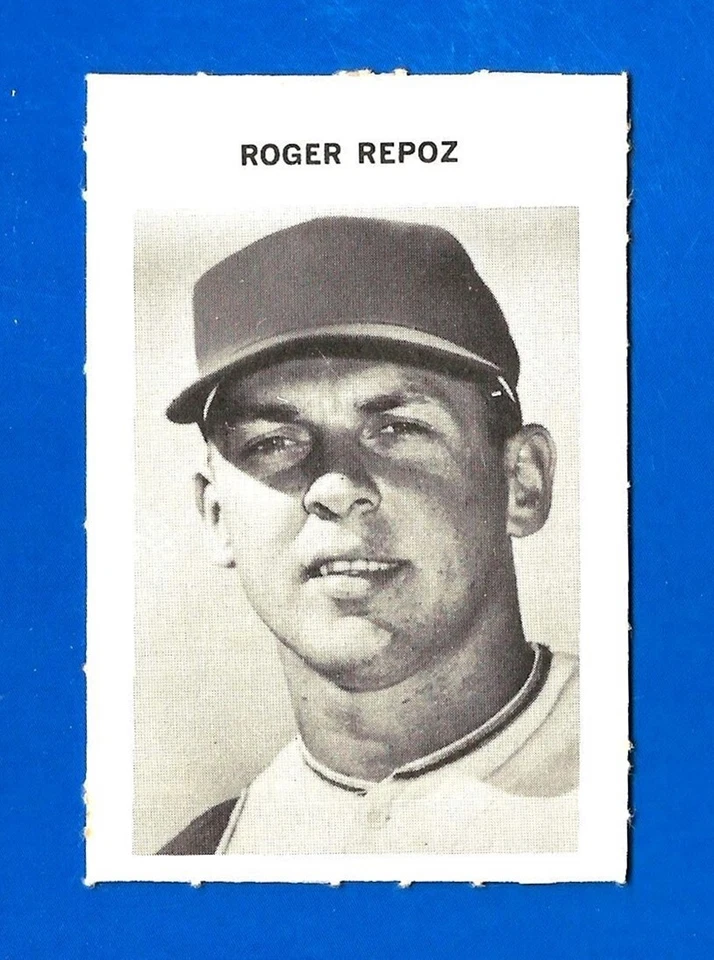 1972 Milton Bradley BASEBALL #290 ROGER REPOZ NRMINT ANGELS (SB3) - Image 1 of 1