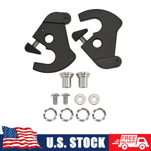 Sissy Bar Luggage Rack Docking Latch Clip Kit For Harley Detachable Rotary Parts