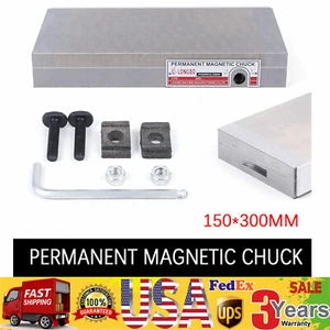 Mandrino magnetico 6X12 in rettifica permanente grande aspirazione con manico rimovibile - Foto 1 di 17