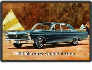 1965 Mercury Comet 4 Door Auto Refrigerator / Tool Box Magnet - Picture 1 of 1