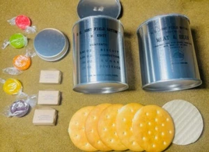 EARLY WAR WWII FULLY EDIBLE M-1 AND COFFEE B-UNIT AND M-UNIT REPRRODUCTION - Picture 1 of 7