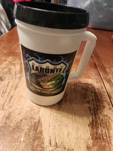 Vintage 34 Oz Betras Nascar Bobby Labonte Insulated Mug Made In the USA Cover
