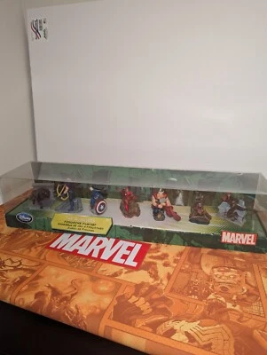 2011 MARVEL AVENGERS SET Disney Store NIB Iron Man Black Widow Captain America - Image 1 of 4