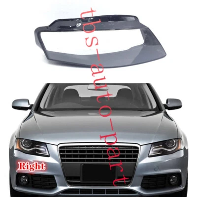Cubierta de lente de faro lateral derecho carcasa para Audi A4 B8 2009-2012  Foto 1 de 4