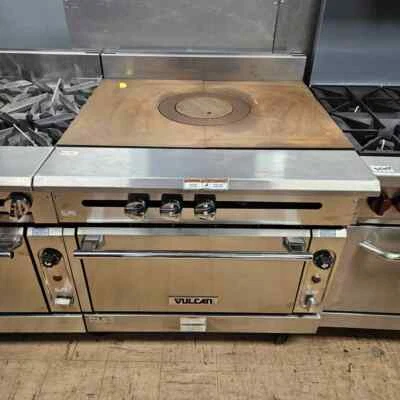 Fogão a gás Vulcan V1FT36S V Series 36" resistente francês superior com forno - Imagem 1 de 3