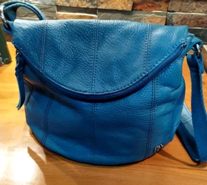 The Sak NEW Turquoise Pebbled Leather Womens Hobo Purse - Picture 1 of 18