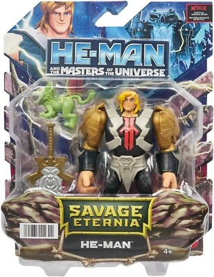 Figurine Musclor Les Maîtres de l’Univers He-Man savage Eternia 14 cm - Photo 1/4