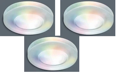 3x Jedi Argon Deckeneinbauleuchte iDual dimmbar 7,3W warmweiß multicolor IP20 - Bild 1 von 4