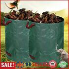 Foldable Garden Waste Bag Reusable Leaf Grass Container For Lawn Yard Pool(60L)