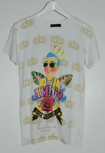 T-shirt Amigo PACO CHICANO by Christian Audigier blanc Taille S Excellent état - Picture 1 of 4