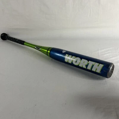 Bate de softbol lanzamiento rápido Worth Storm FPSTRM 2 1/4" de diámetro Latigazo cervical 28 pulgadas 15 oz Foto 1 de 4
