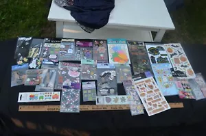 Huge Sticker lot Multiple Brands 25 new packs 4 partial dimensional Mixed themes - Picture 1 of 19