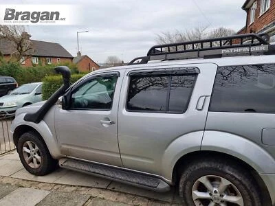 Deflettori Finestra - Adesivi Per Nissan Pathfinder 2005 - 2012 Acrilico Tinto - Immagine 1 di 4