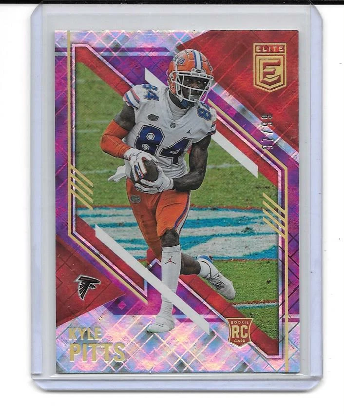 2021 ELITE KYLE PITTS RC ROOKIE CARD # 37/99 FALCONS - Image 1 of 1