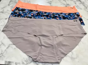 Under Armour Pure Stretch No Show Hipster Underwear Size XL Multi Color - Picture 1 of 9