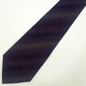Croft & Barrow Men's necktie Tie purple maroon tiny shapes Silk diagonal stripes