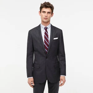 Nuevo con etiquetas $425 J.Crew Hombre 36/S Ludlow Traje Chaqueta Doble Ventilación Lana Americana Carbón - Imagen 1 de 7