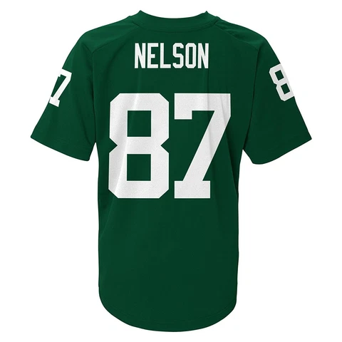 Green Bay Packers NFL Nelson #87 Green Boys 4-7 Player T-Shirts/Jerseys: S-L Cover