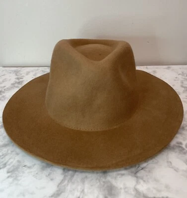 Sombrero de Vaquero Forever 21 Marrón Tostado 100% Lana Talla Única S M Foto 1 de 4