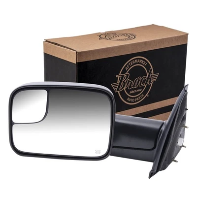 Se adapta a Ram 1500 2002-2008 espejo retrovisor eléctrico 7X10 equipamiento de remolque abatible térmico Foto 1 de 4