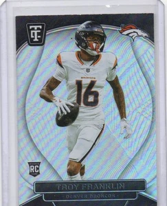 TROY FRANKLIN 2024 TOTALLY CERTIFIED ROOKIE R/C SILVER - Picture 1 of 1
