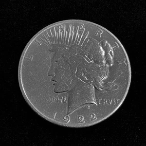 1 Dollar USA Peace Dollar 1922 Silber s/ss - Bild 1 von 2