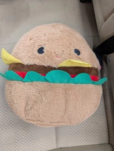 Squishmallows FuzzAMallows Carl the Cheeseburger Burger Hamburger 12 Zoll Neu mit Etikett - Bild 1 von 4