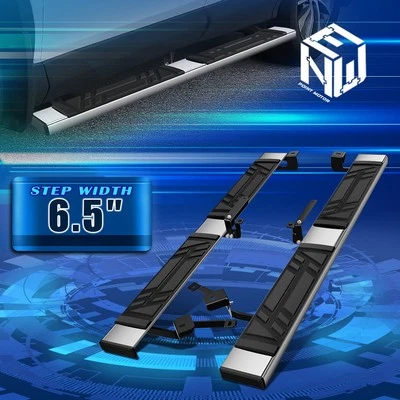 For 06-18 Toyota RAV4 6.5" Stainless Chrome Flat Side Step Bar Running Boards - Image 1 of 4