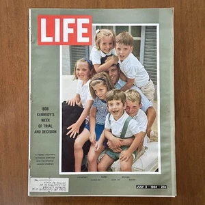 *READ Bobby Kennedy LIFE Magazine July 1964 John F JFK Family Edition Coke Ad SP - Picture 1 of 2
