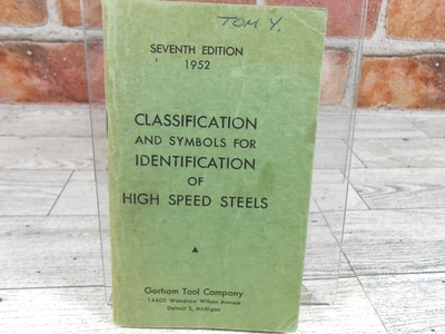 Gorham Tool Co. De Colección Clasificación e Identificación de Símbolos Acero de Alta Velocidad Foto 1 de 4