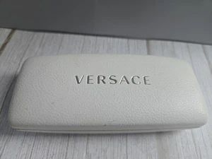 VERSACE White Hard Carrying Case For Sunglasses Glasses Frame Eyewear - Picture 1 of 7