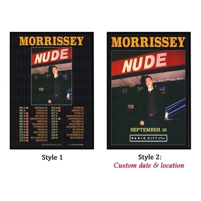 MORRISSEY Live 2025 UK & Europe Tour Poster - Wall Decor, No Frame - Image 1 of 4