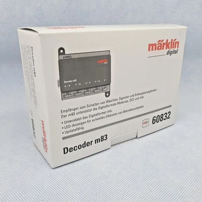 MÄRKLIN 60832 Decoder m 83 Digitalformate mfx, DCC, MM Schaltdecoder Baustein - Bild 1 von 3