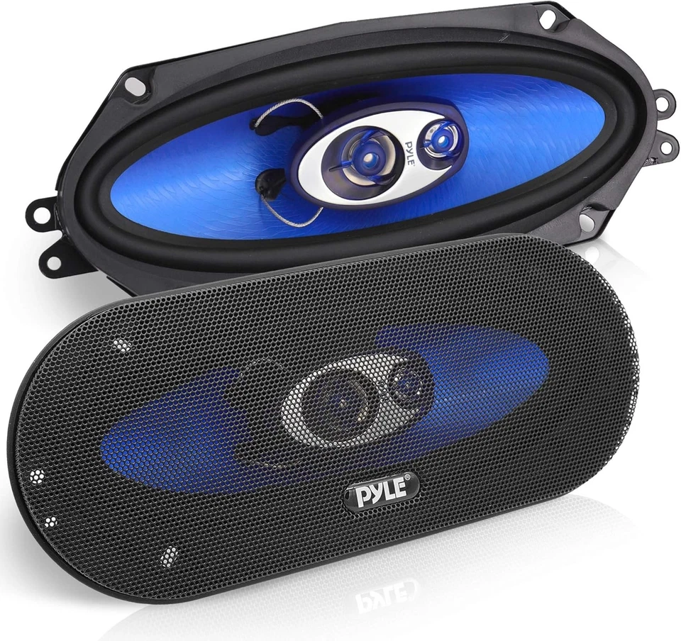 Pyle PL32BL 2-Way Universal Car Stereo Speakers - 120W 3.5 Inch Coaxial