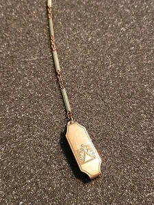 Antique Vintage Gold Filled Pocket Watch Fob Tie Clip - Picture 1 of 2