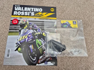 1/4 DEAGOSTINI BUILD THE YAMAHA YZR-M1 VALENTINO ROSSI BIKE PART ISSUE #60 - Image 1 of 3