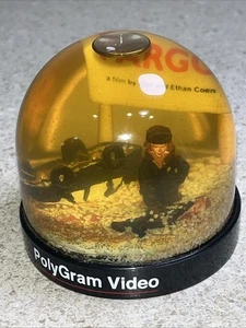 H969~ FARGO SNOW GLOBE (Car Crash) Polygram Video Promotional Collectible - Picture 1 of 4