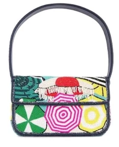 Neu mit Etikett Staud Tommy REGENSCHIRME Glasperlen Schultertasche Handtasche SELTEN! - Bild 1 von 4