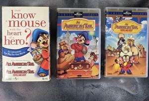 Box Set of 2 VHS Tapes~ AN AMERICAN TAIL & FIEVEL GOES WEST Digitally Restored - Picture 1 of 5